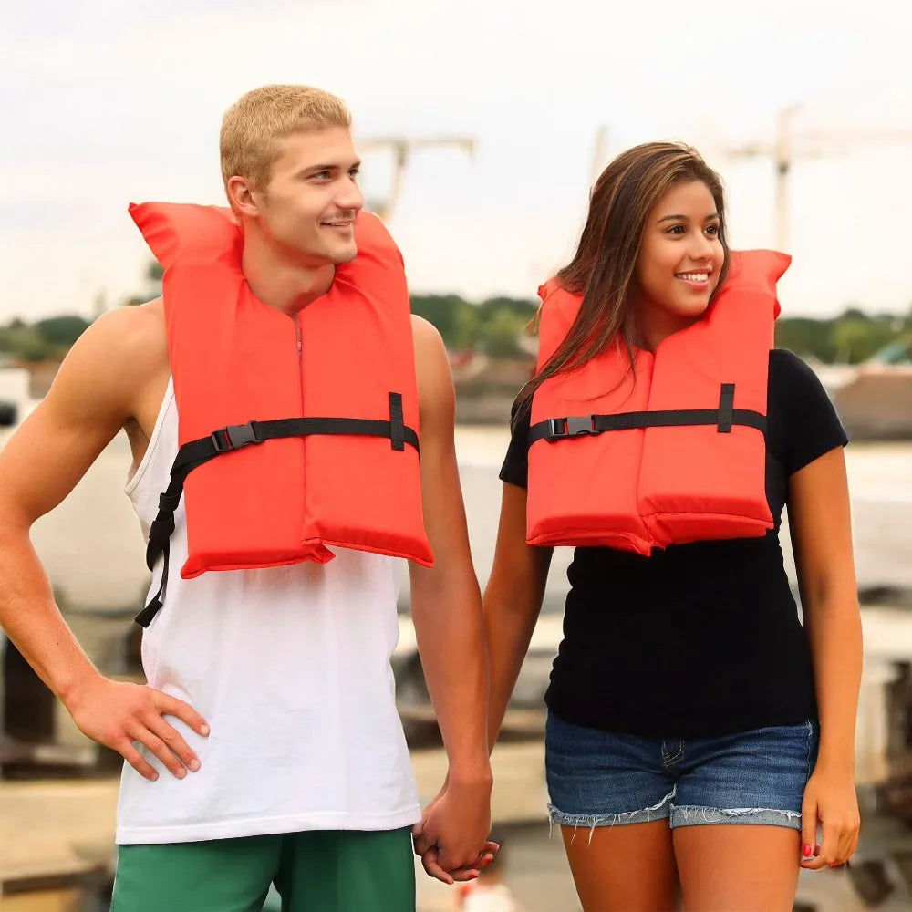 Ozark Trail Unisex Adult Type II PFD Life Jacket with Adjustable Belt in International Orange