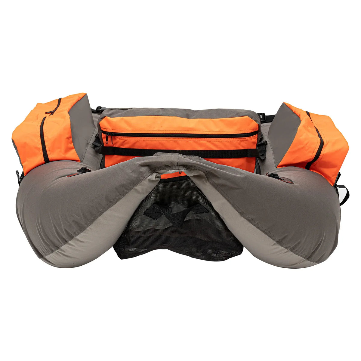 Outdoor Fishing Inflatable Boat Raft with Pump Adjustable Backrest 130kg Load Capacity for Lakes Rivers