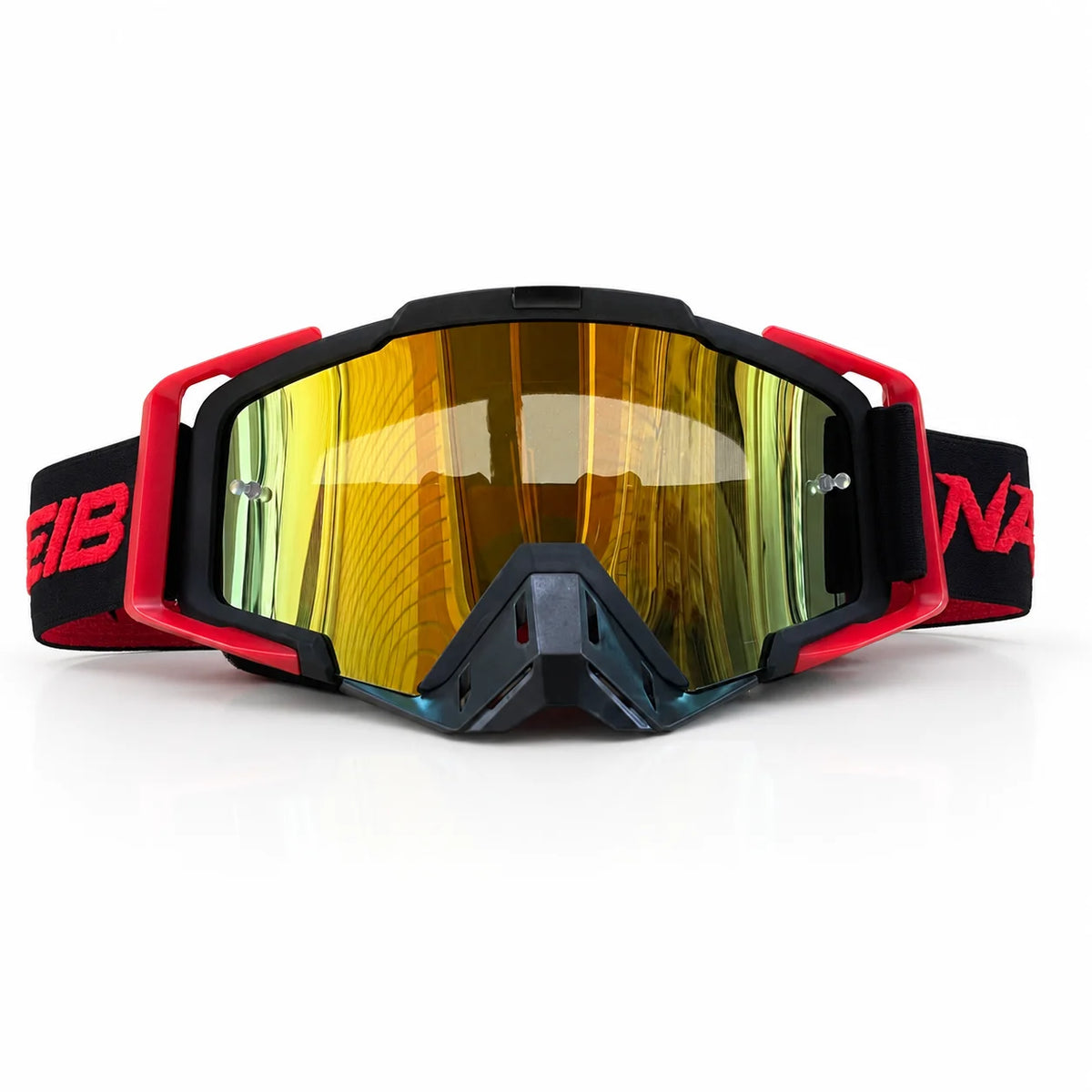 Motorcycle Goggles & Face Mask Set, Windproof Dustproof Riding Eyewear with Breathable Face Cover for ATV Dirt Bike Motocross Off-Road Cycling Outdoor Sports