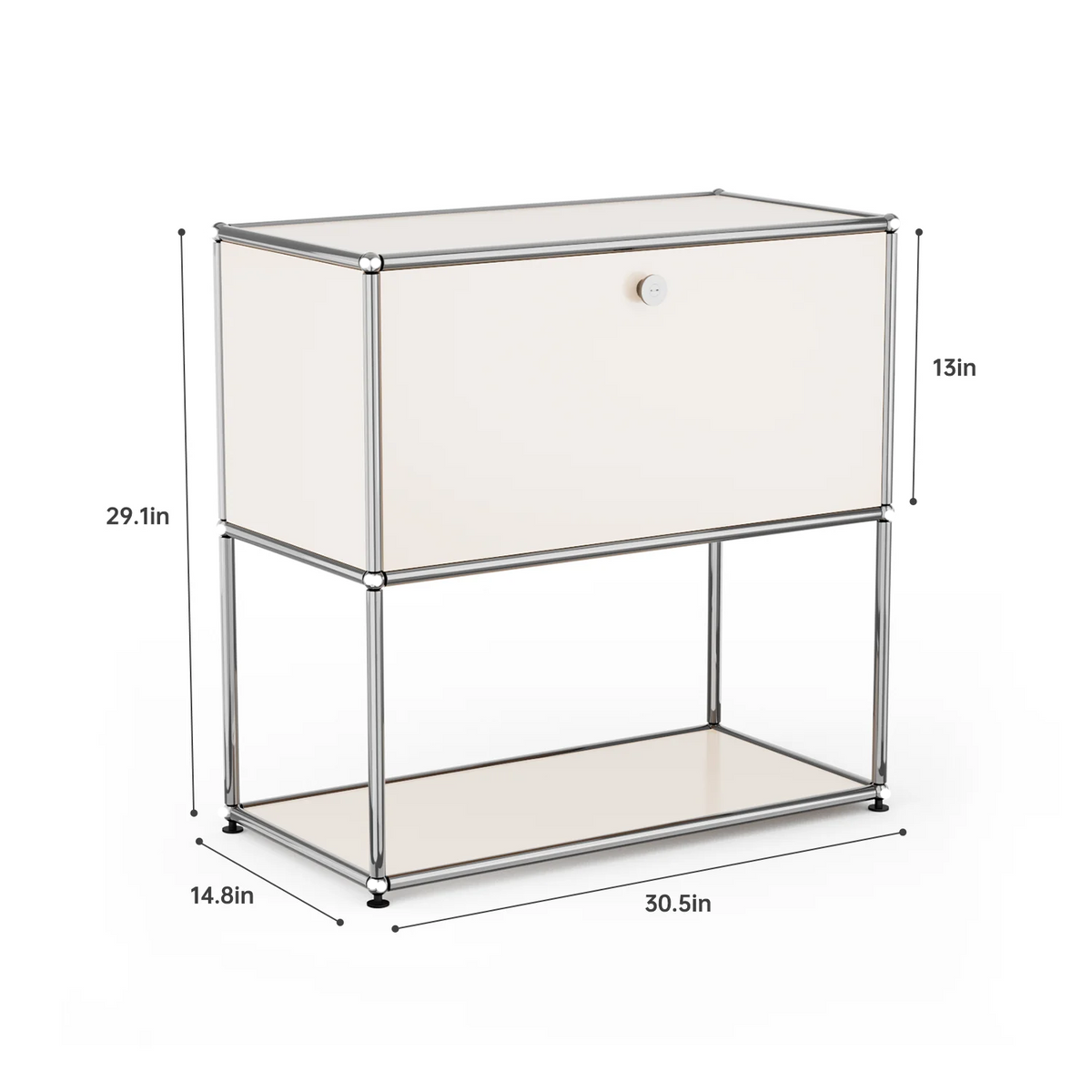 Modern Modular Metal Storage Cabinet Freestanding Sideboard Display Organizer For Living Room Bedroom Entryway Home Furniture