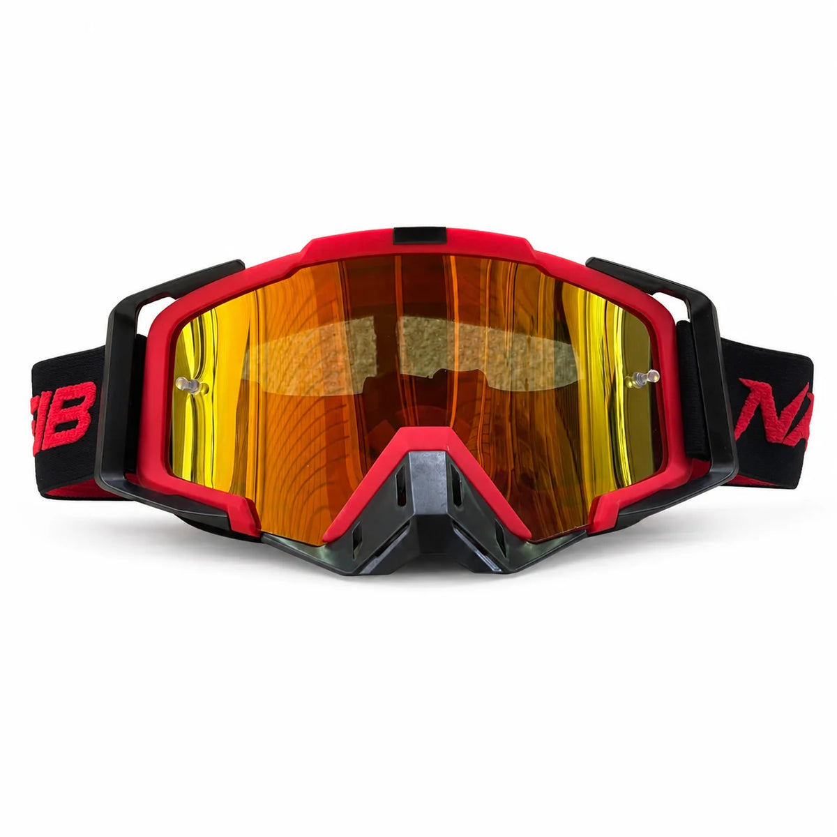 Motorcycle Goggles & Face Mask Set, Windproof Dustproof Riding Eyewear with Breathable Face Cover for ATV Dirt Bike Motocross Off-Road Cycling Outdoor Sports