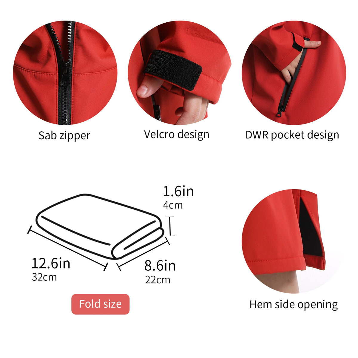 Mutao Children's Waterproof Zipper Cloak, Long-sleeve Windproof And Warm Bathrobe, Ideal For Beach Diving, Wwimming, Surfing, And Other Water Sports—Unisex Size