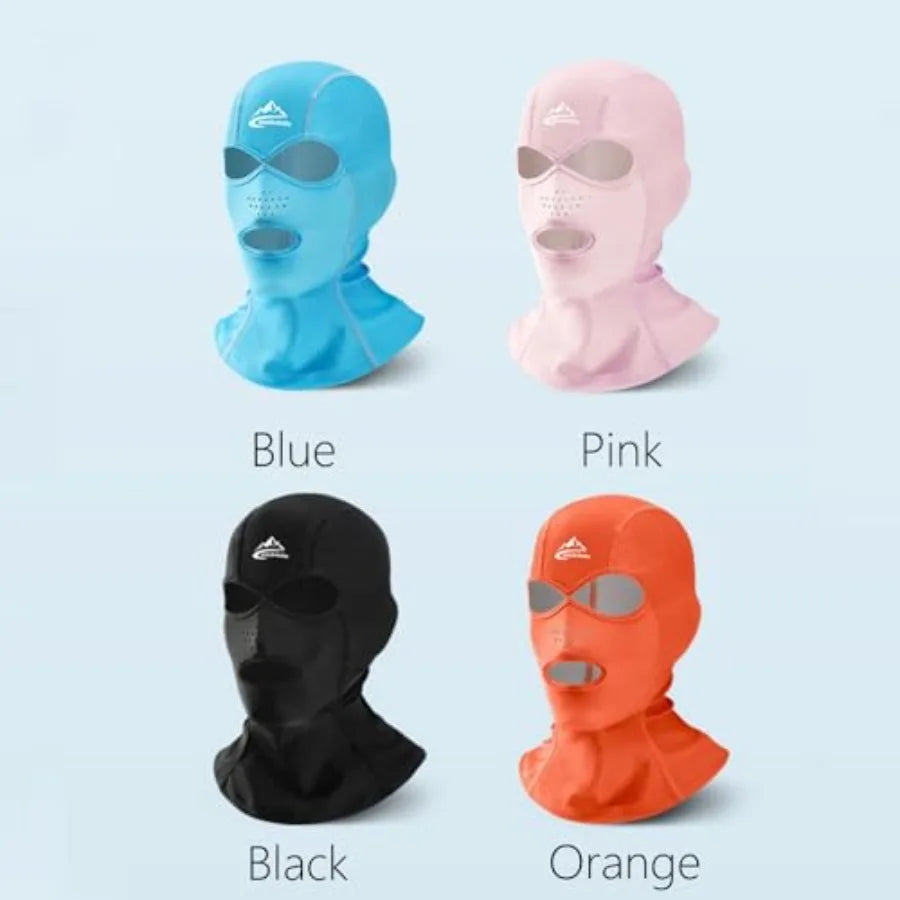 Swimming Caps, Full Face UV Protection Swimming Mask, Head and Neck Cover Protecting from Jellyfish and Other Aquatic Insect