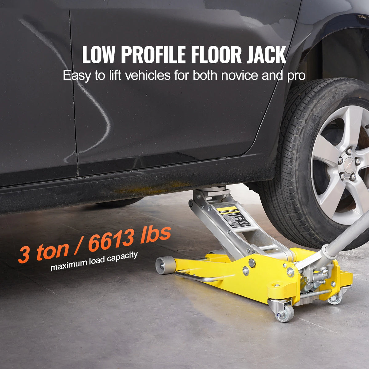 SucceBuy 3T/2T Floor Jack Aluminum Hydraulic Racing Floor Jack Hydraulic Car Jack with Dual Piston  Lift Pump for Auto Repaire