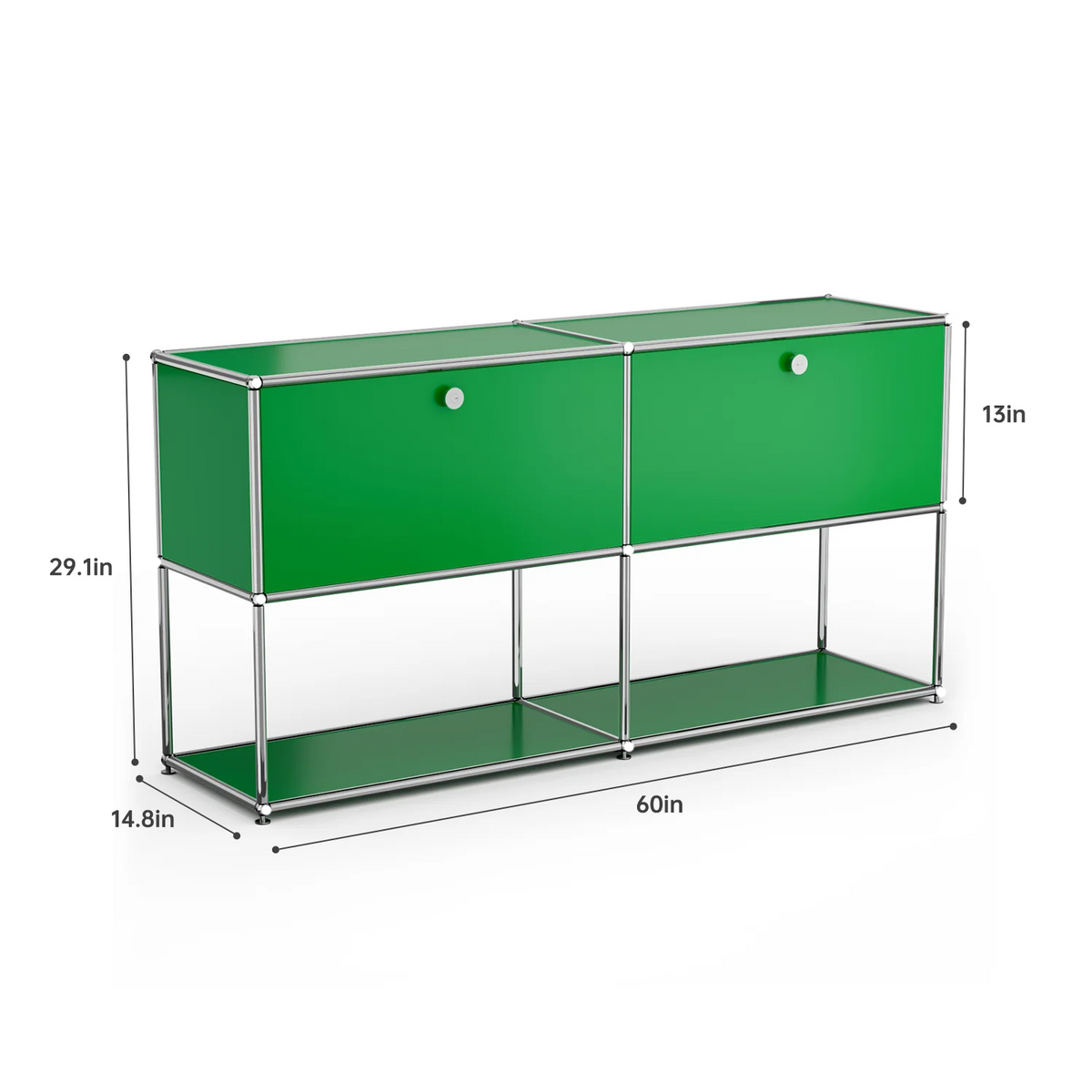 Modern Modular Metal Storage Cabinet Freestanding Sideboard Display Organizer For Living Room Bedroom Entryway Home Furniture
