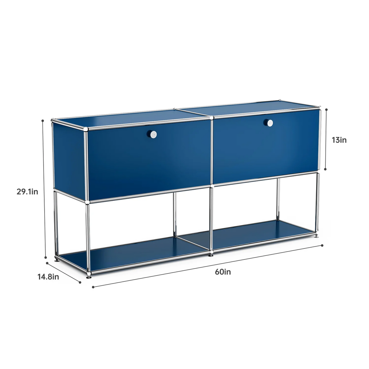 Modern Modular Metal Storage Cabinet Freestanding Sideboard Display Organizer For Living Room Bedroom Entryway Home Furniture