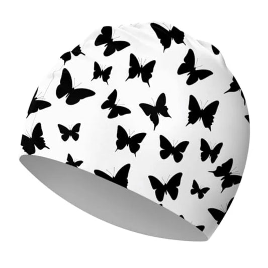 Silicone Swim Cap for Girls Boys Soft Waterproof Durable Swimming Caps Non-Slip Elasticity Keeps Hair Dry Cute