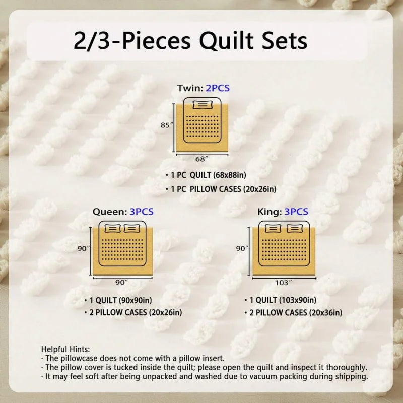 2/3pcs Artistic Tree Print Quilt Set(1 Quilt + 1/2 Pillowcases), Machine Washable Breathable And Durable Summer Bedding Set