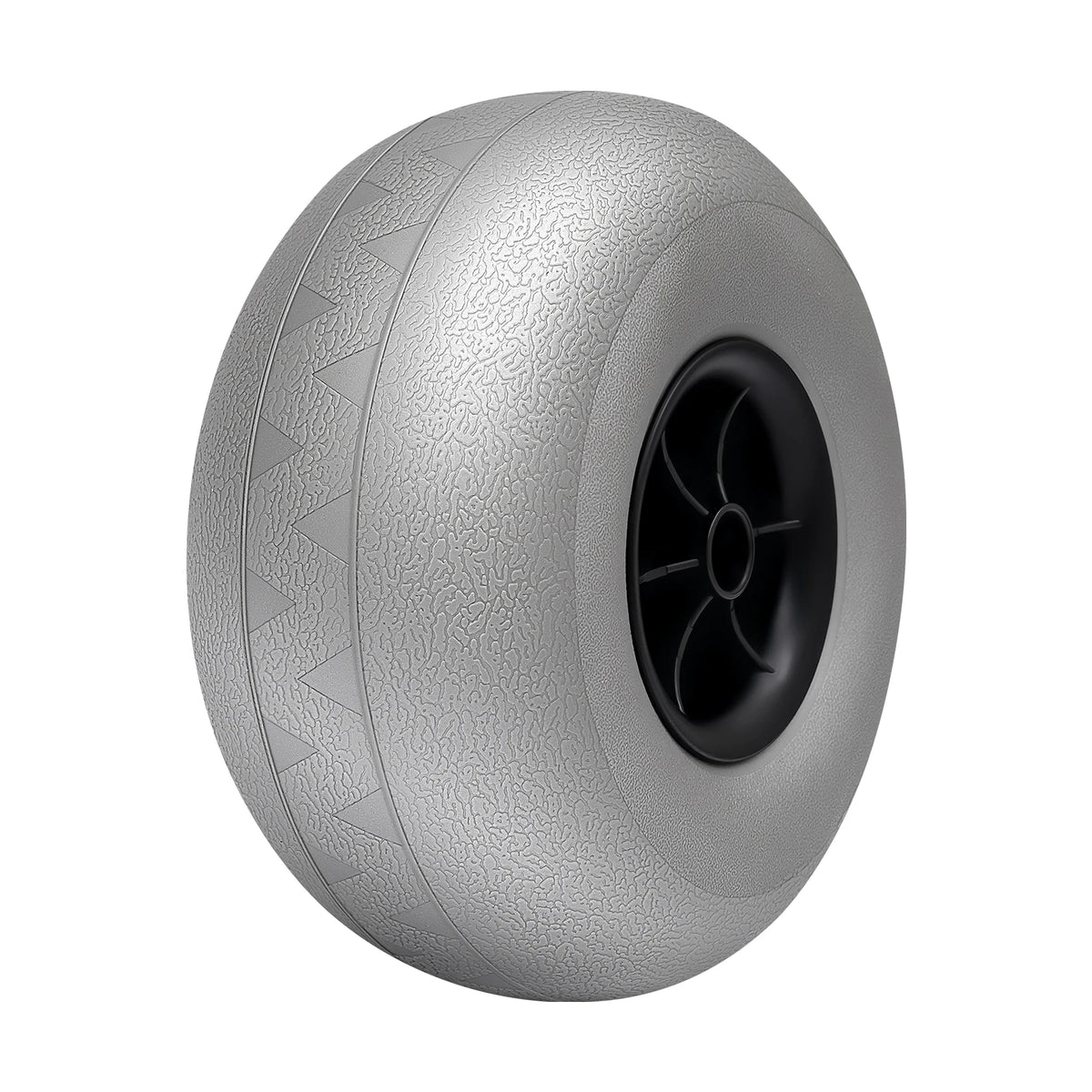 2Pcs 10 Inch PVC Inflatable Beach Wheels, Kayak Accessories, 20mm Bore Sand Tires for Canoe Trolley Cart