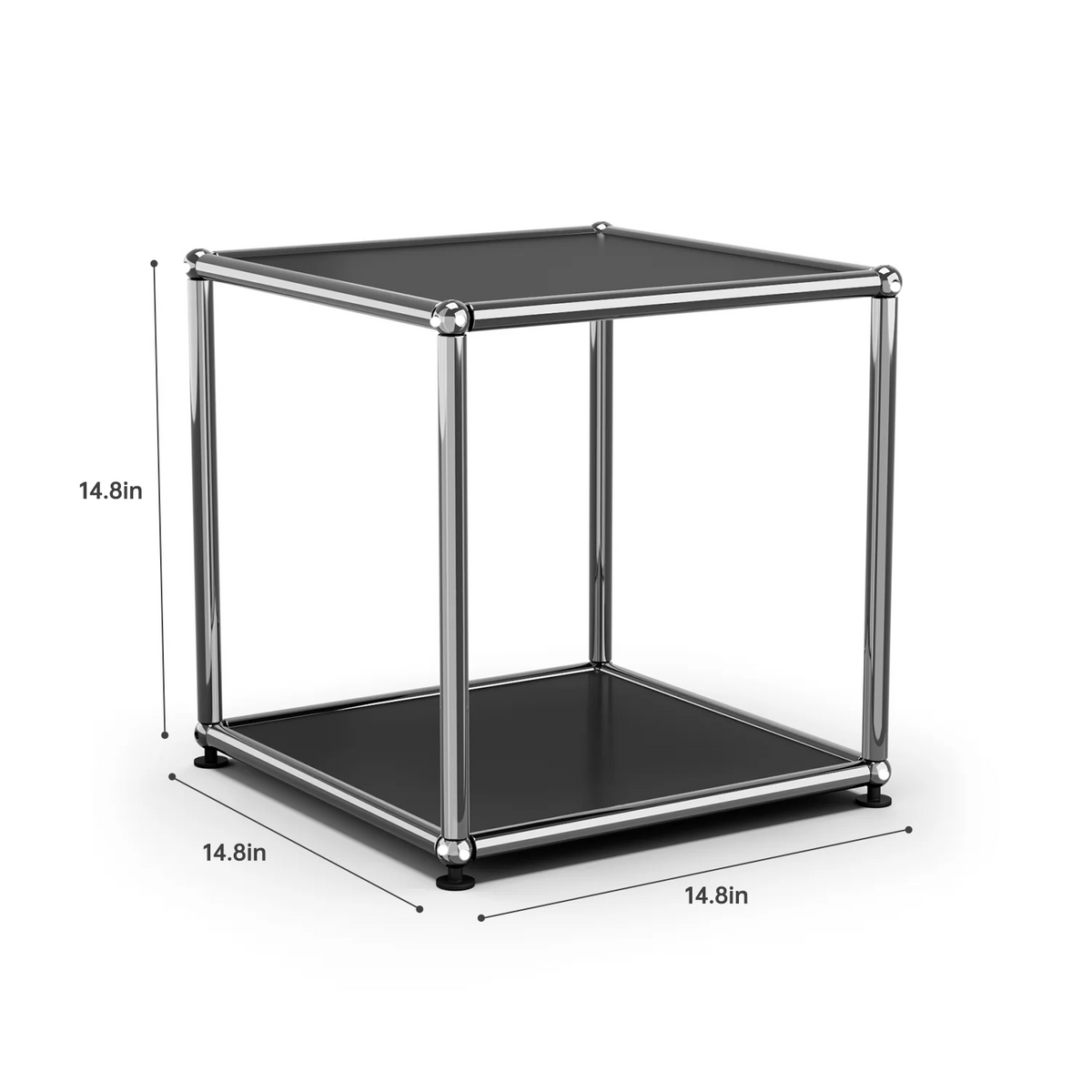 Modern Modular Metal Storage Cabinet Freestanding Sideboard Display Organizer For Living Room Bedroom Entryway Home Furniture