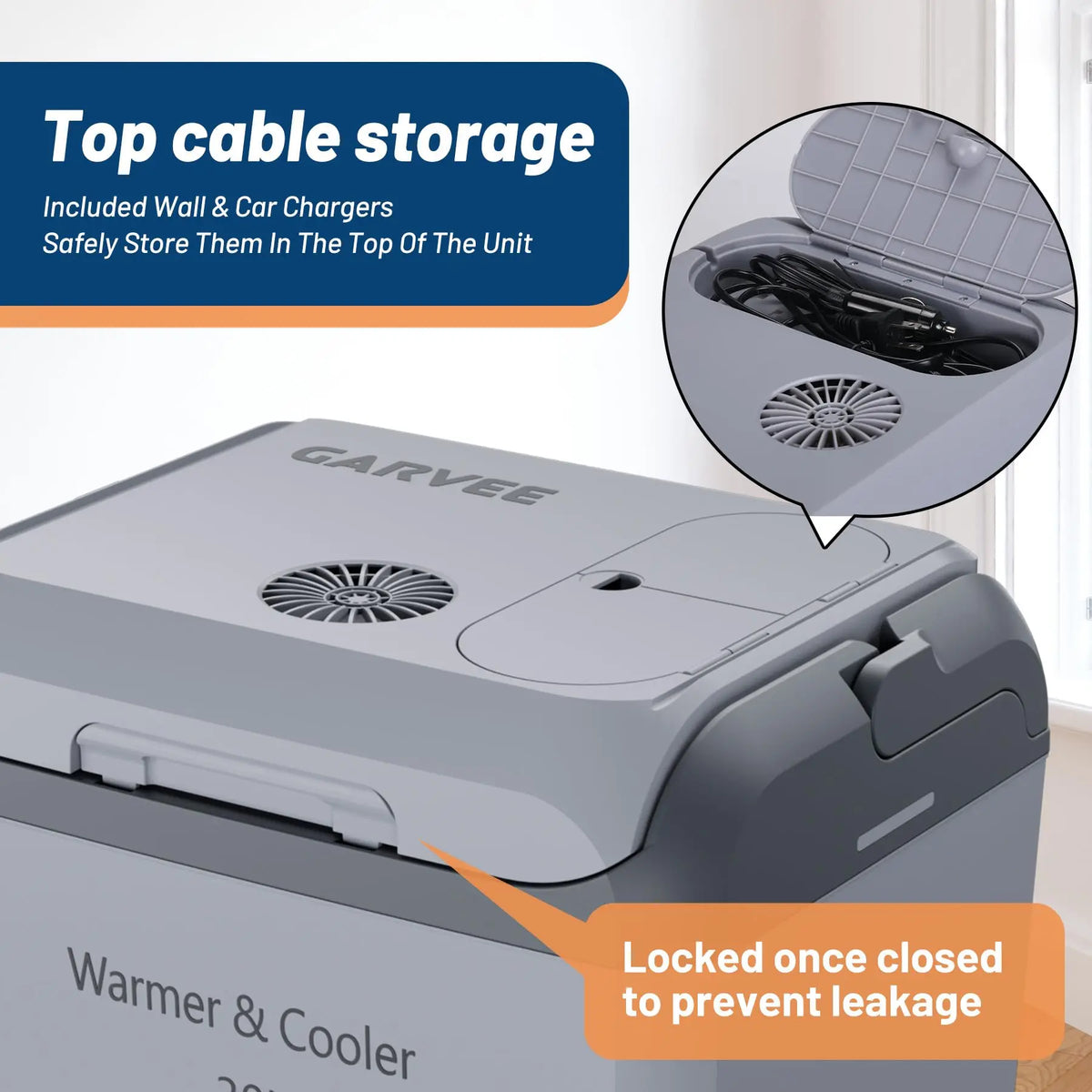 Portable Car Cooler and Warmer, 32QT (30L) Thermoelectric Plug-in Cooler, 12V DC/120V AC Electric Cooler for Car, SUV, RV, Truck, Camping, Travel, and Home Use