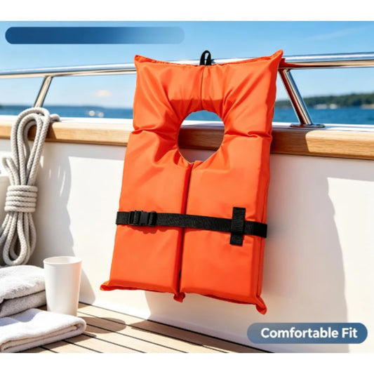 Ozark Trail Unisex Adult Type II PFD Life Jacket with Adjustable Belt in International Orange