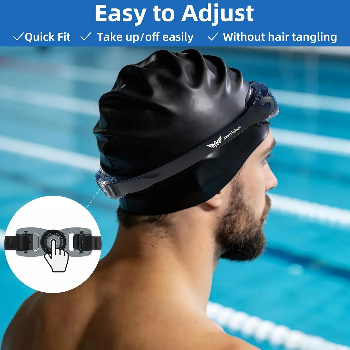 2 Pack Adult Swimming Goggles for Men Women, No Leak Anti‑Fog UV Protection Swim Goggles, HD Mirror PC Lens Wide Vision Eyewear, Pool Open Water Swimming Accessories, Water Sports Gear