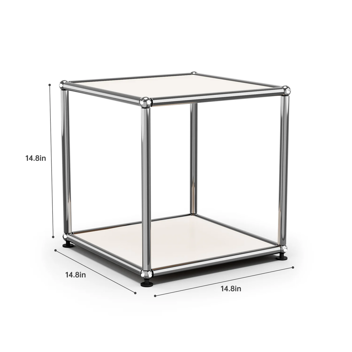 Modern Modular Metal Storage Cabinet Freestanding Sideboard Display Organizer For Living Room Bedroom Entryway Home Furniture